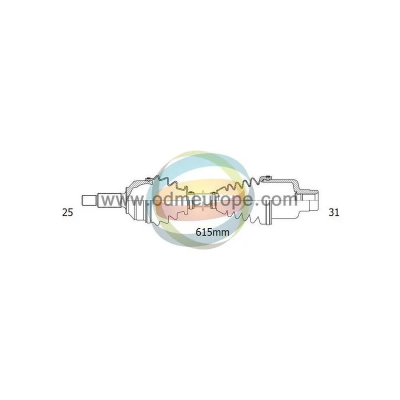 Arbre de transmission ODM-MULTIPARTS 18-292640
