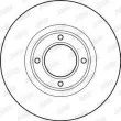 Jeu de 2 disques de frein avant JURID 561038JC - Visuel 2