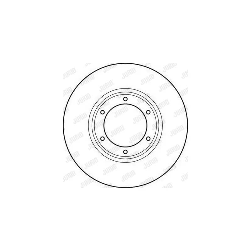 Jeu de 2 disques de frein avant JURID 561043JC