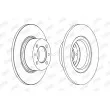 Jeu de 2 disques de frein avant JURID 561074J - Visuel 1
