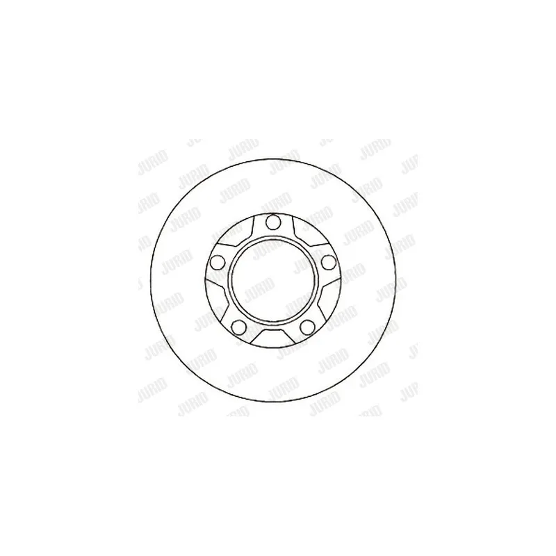 Jeu de 2 disques de frein avant JURID 561109J