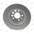 Jeu de 2 disques de frein arrière JURID 561116JC - Visuel 1