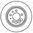 Jeu de 2 disques de frein arrière JURID 561116JC - Visuel 2