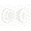 Jeu de 2 disques de frein avant JURID 561127JC - Visuel 3