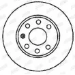 Jeu de 2 disques de frein avant JURID 561248JC - Visuel 2