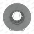 Jeu de 2 disques de frein avant JURID 561254JC - Visuel 1