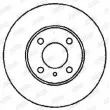Jeu de 2 disques de frein avant JURID 561266JC - Visuel 2
