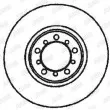 Jeu de 2 disques de frein avant JURID 561283J - Visuel 2