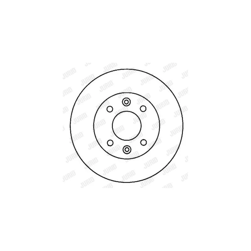 Jeu de 2 disques de frein avant JURID 561334JC