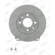 Jeu de 2 disques de frein avant JURID 561336JC - Visuel 1