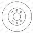 Jeu de 2 disques de frein avant JURID 561336JC - Visuel 2