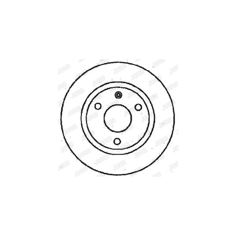Jeu de 2 disques de frein avant JURID 561359JC