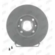 Jeu de 2 disques de frein avant JURID 561364JC - Visuel 1