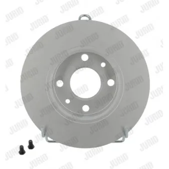 Jeu de 2 disques de frein arrière JURID 561380JC