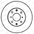 Jeu de 2 disques de frein arrière JURID 561383JC - Visuel 2