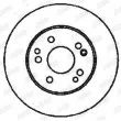 Jeu de 2 disques de frein avant JURID 561389JC - Visuel 2