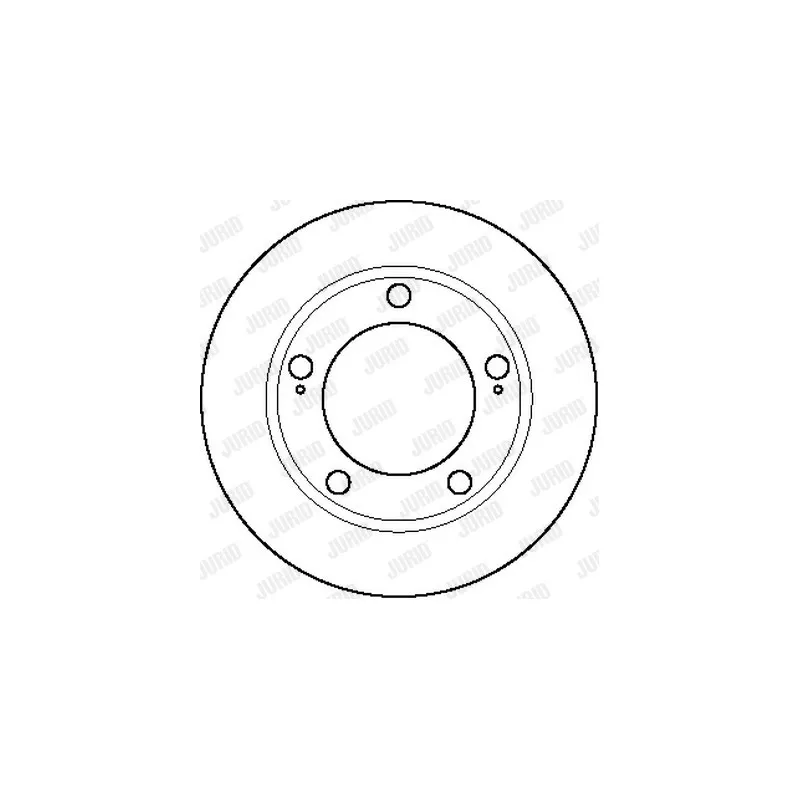 Jeu de 2 disques de frein avant JURID 561424J