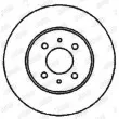 Jeu de 2 disques de frein avant JURID 561469JC - Visuel 2