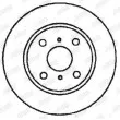 Jeu de 2 disques de frein avant JURID 561490JC - Visuel 2