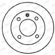 Jeu de 2 disques de frein avant JURID 561496JC - Visuel 2