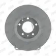Jeu de 2 disques de frein avant JURID 561509JC - Visuel 1