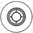 Jeu de 2 disques de frein avant JURID 561509JC - Visuel 2