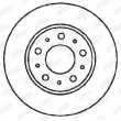 Jeu de 2 disques de frein avant JURID 561512JC - Visuel 2