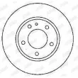Jeu de 2 disques de frein avant JURID 561520JC - Visuel 2