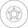 Jeu de 2 disques de frein avant JURID 561547JC - Visuel 2