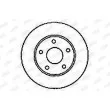 Jeu de 2 disques de frein arrière JURID 561549JC - Visuel 2