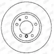 Jeu de 2 disques de frein arrière JURID 561554JC - Visuel 2