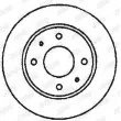 Jeu de 2 disques de frein avant JURID 561582JC - Visuel 2