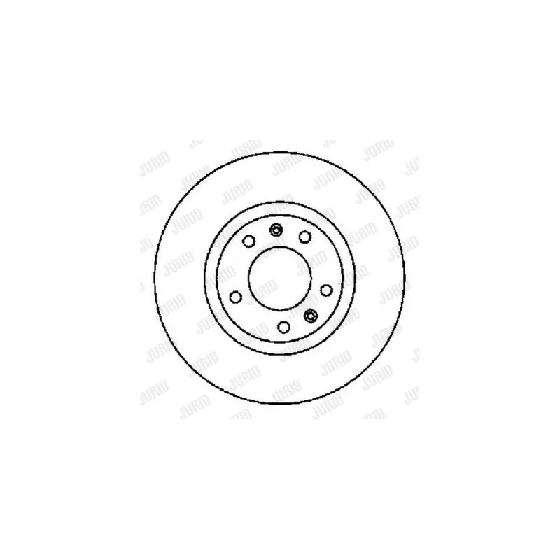 Jeu de 2 disques de frein avant JURID 561593JC