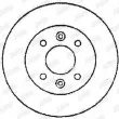 Jeu de 2 disques de frein avant JURID 561594JC - Visuel 2