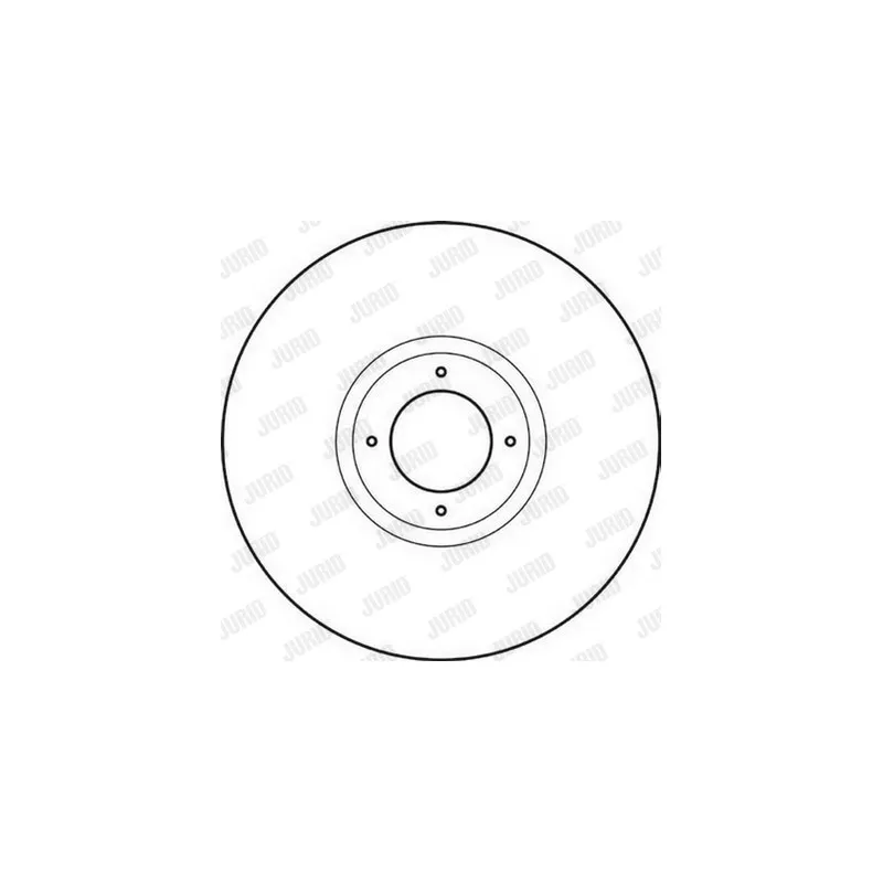 Jeu de 2 disques de frein avant JURID 561623JC