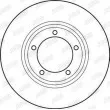 Jeu de 2 disques de frein avant JURID 561629JC - Visuel 2