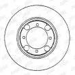 Jeu de 2 disques de frein avant JURID 561642JC - Visuel 2