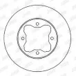 Jeu de 2 disques de frein avant JURID 561671JC - Visuel 2