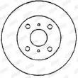 Jeu de 2 disques de frein avant JURID 561672JC - Visuel 2