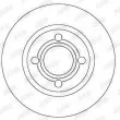 Jeu de 2 disques de frein avant JURID 561689JC - Visuel 2