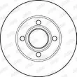 Jeu de 2 disques de frein avant JURID 561691JC - Visuel 2