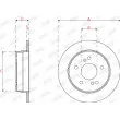 Jeu de 2 disques de frein arrière JURID 561698JC - Visuel 3