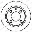 Jeu de 2 disques de frein arrière JURID 561704JC - Visuel 2