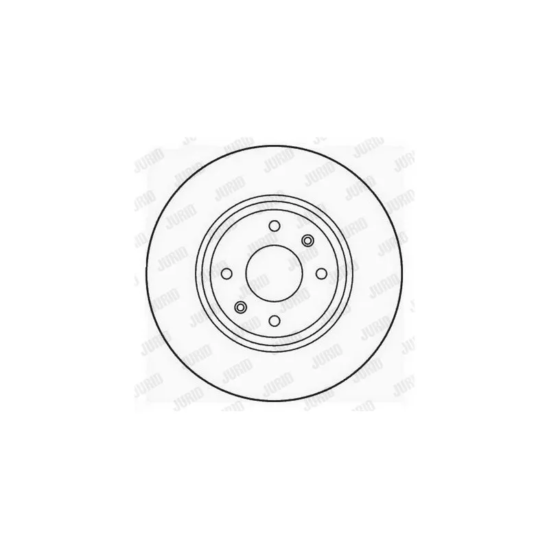 Jeu de 2 disques de frein avant JURID 561705JC
