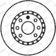 Jeu de 2 disques de frein avant JURID 561730JC - Visuel 2