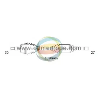 Arbre de transmission ODM-MULTIPARTS 18-342090