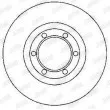 Jeu de 2 disques de frein avant JURID 561765JC - Visuel 2