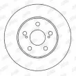 Jeu de 2 disques de frein avant JURID 561822JC - Visuel 2