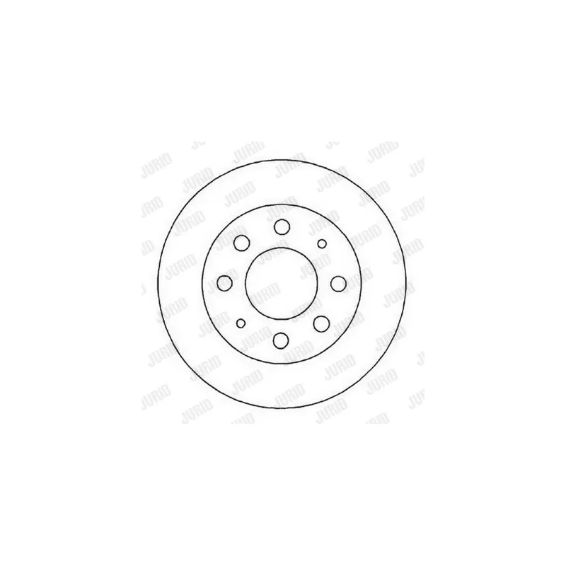 Jeu de 2 disques de frein avant JURID 561824JC