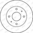 Jeu de 2 disques de frein avant JURID 561861JC - Visuel 2